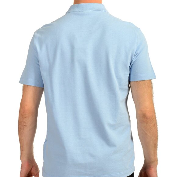 Versace Men's Sky Blue Medusa Head Logo Embroidery Polo Shirt US S IT 48 - Picture 3 of 7